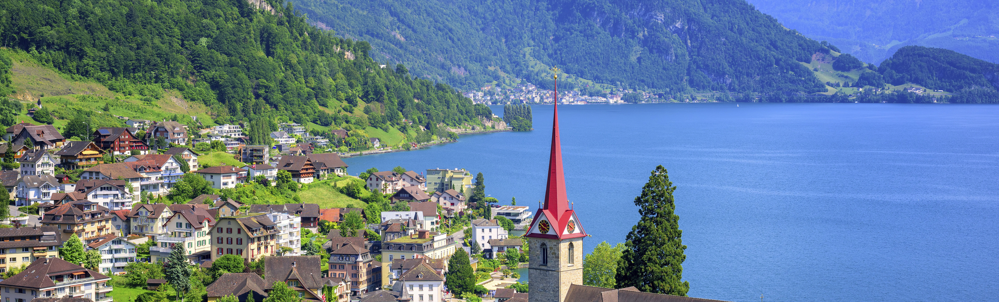 Der Vierwaldstaettersee in Luzern, Schweiz