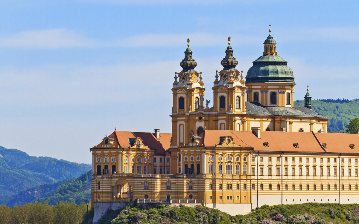Stift Melk an der Donau, Österreich