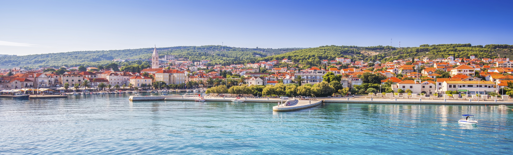 Panorama der Insel Brac, Kroatien