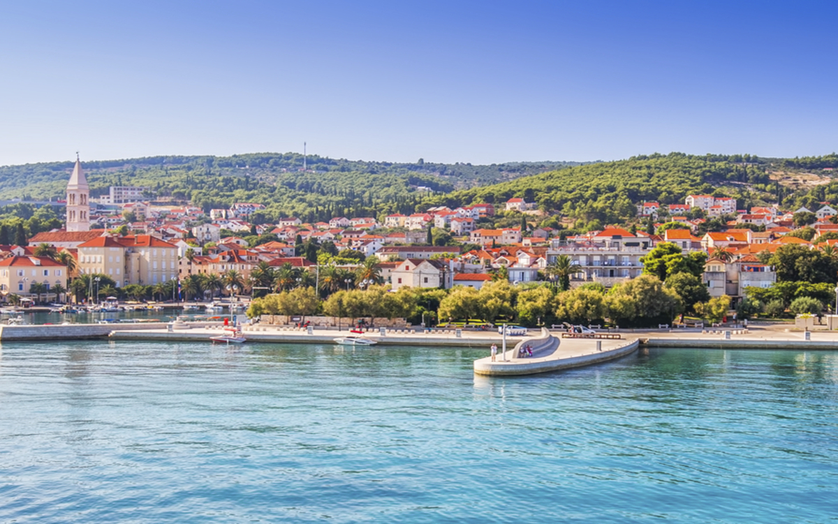 Panorama der Insel Brac, Kroatien
