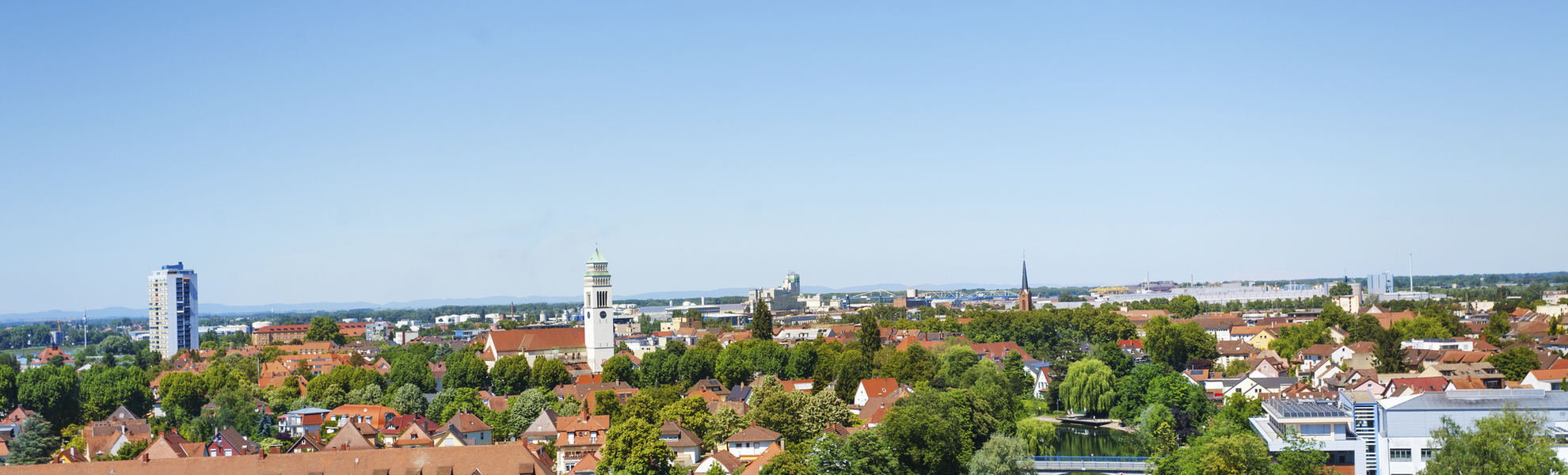 Panorama Kehl, Deutschland