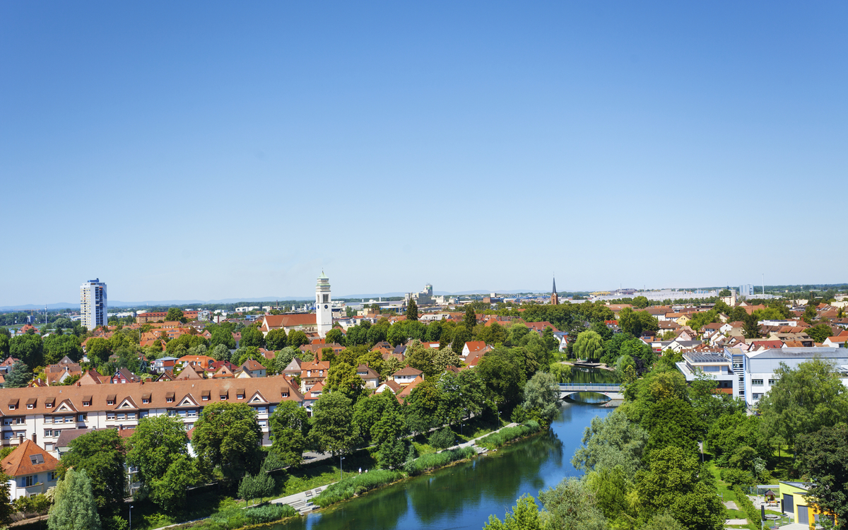 Panorama Kehl, Deutschland