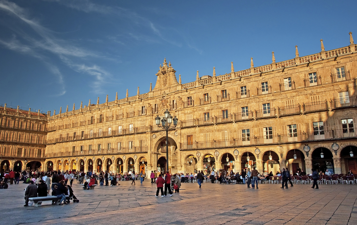 Hauptplatz Plaza Mayor in Salamanca, Spanien