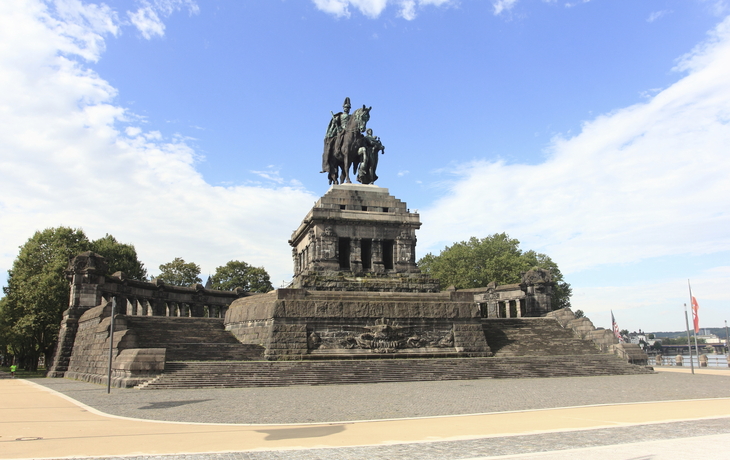 Deutsches Eck in Koblenz, Deutschland