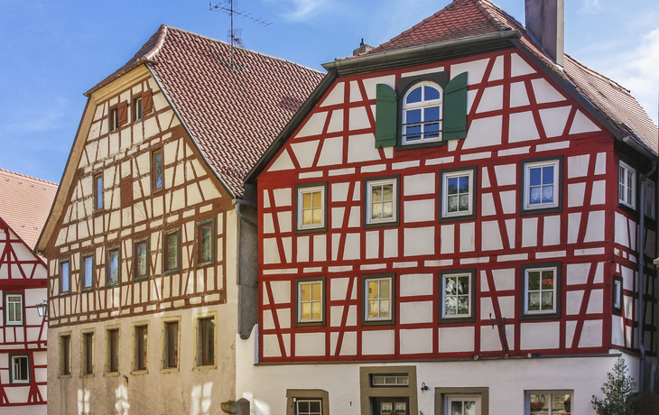 Fachwerkhäuser in Heilbronn, Deutschland