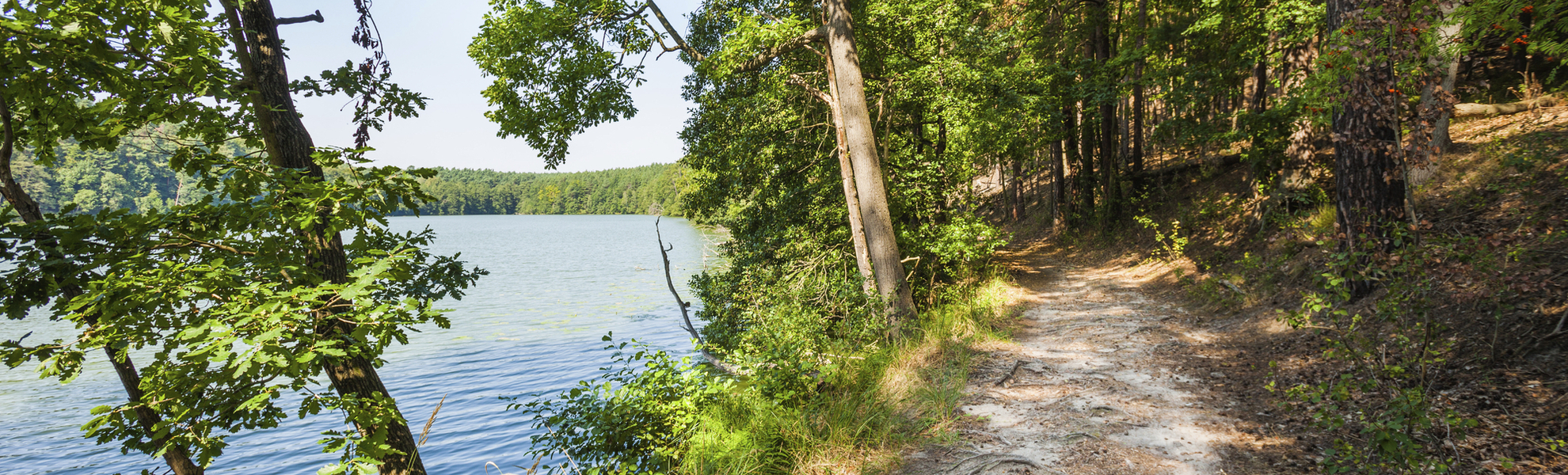 Schlaube Wanderweg in Frankfurt Oder, Deutschland
