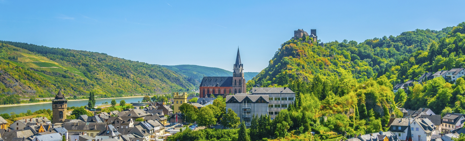 Schloss Schonburg in Oberwesel, Deutschland