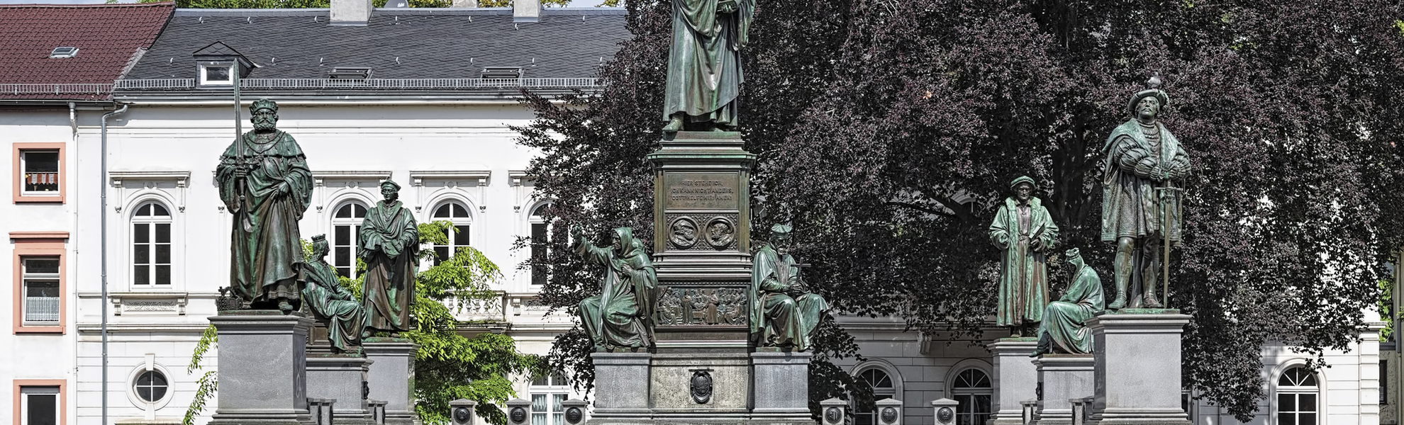 Das Lutherdenkmal in Worms, Deutschland