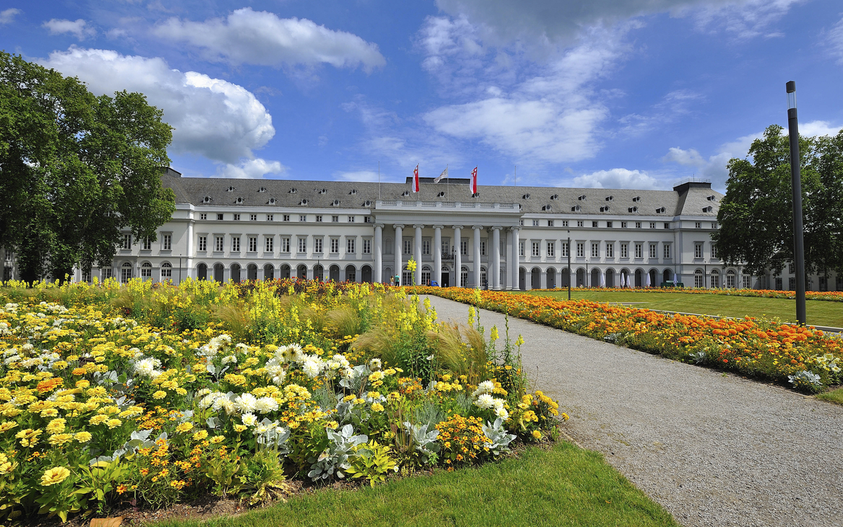 Palast in Koblenz, Deutschland