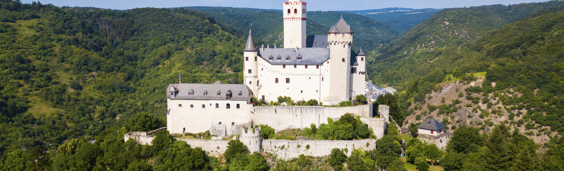 Marksburg in Braubach, Deutschland
