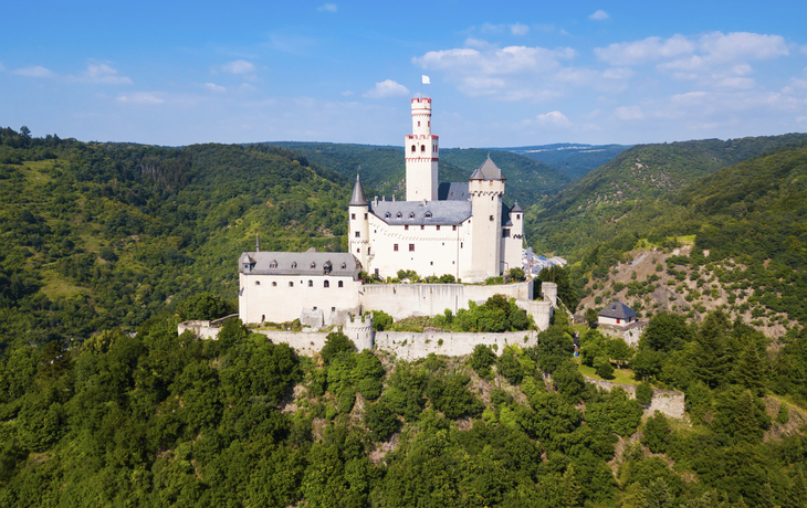 Marksburg in Braubach, Deutschland