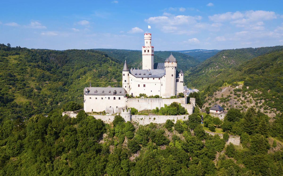 Marksburg in Braubach, Deutschland