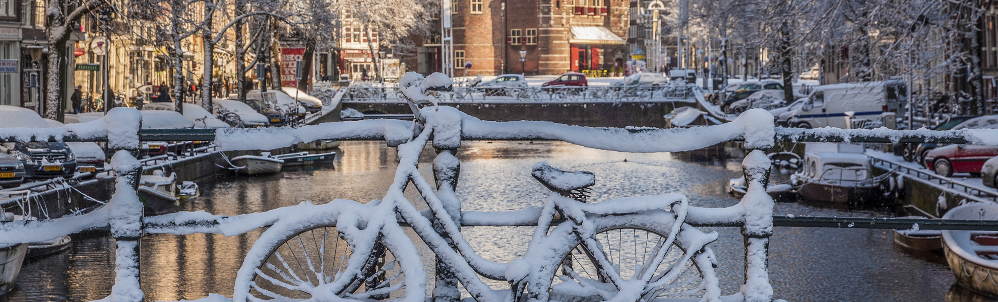 Winter in Amsterdam, Niederlande
