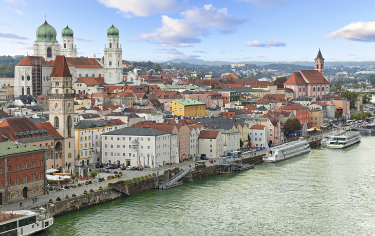 Panorama von Passau, Deutschland