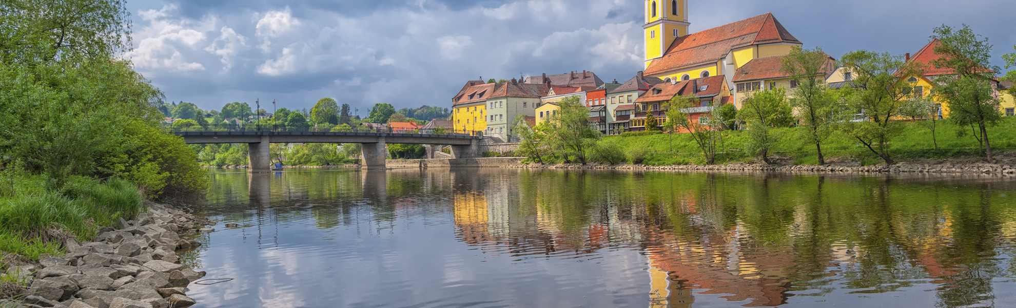 Kirche in Osterhofen an der Donau, Deutschland