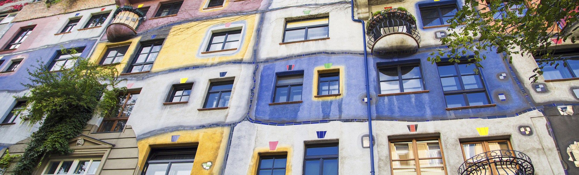 Hundertwasserhaus in Wien, Österreich