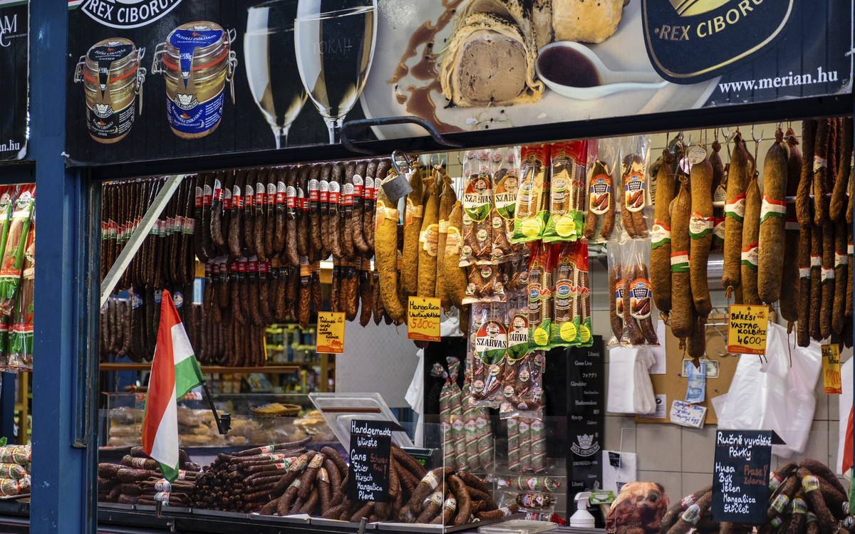 Verkaufstand in Budapest, Ungarn