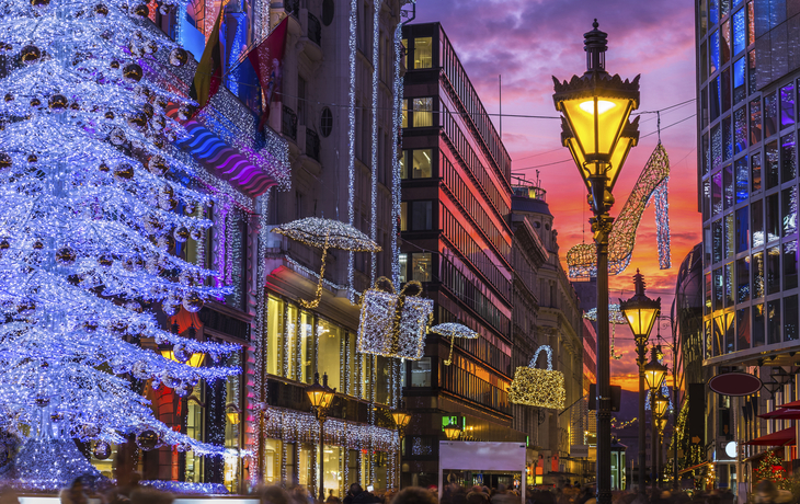 Der Weihnachtsmarkt in Budapest, Ungarn