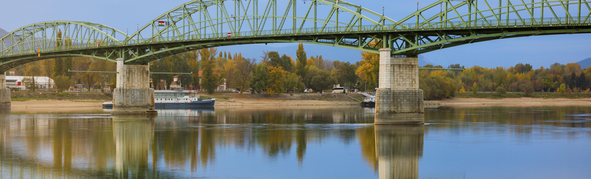 Maria-Valeria-Brücke bei Esztergom, Ungarn