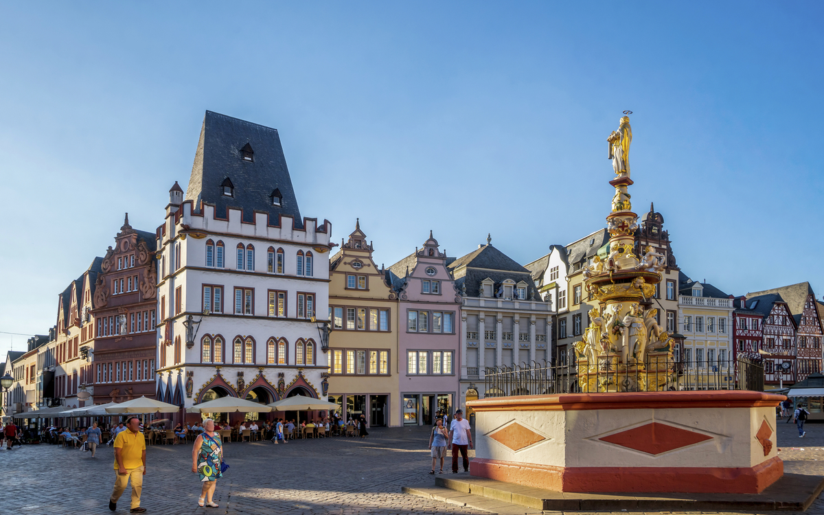 Marktplatz in Trier, Deutschland