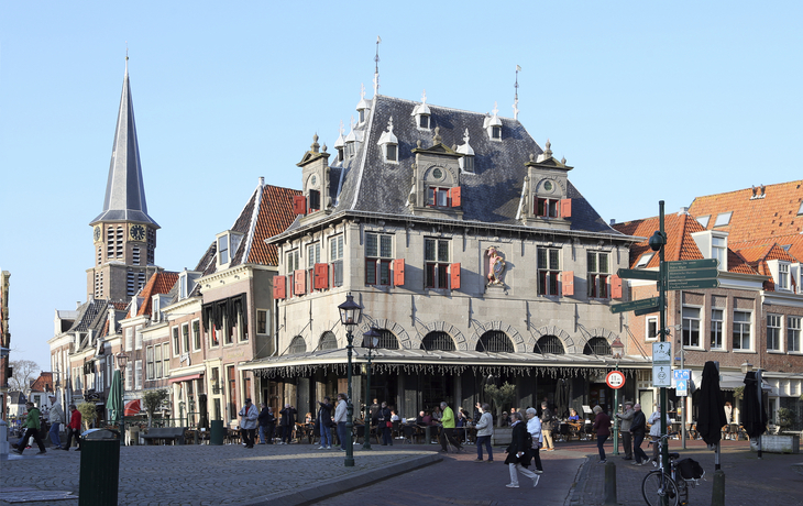Roode Steen Platz in Hoorn, Niederlande