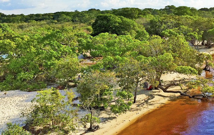 Strand nahe der Stadt Praia Grande, Brasilien