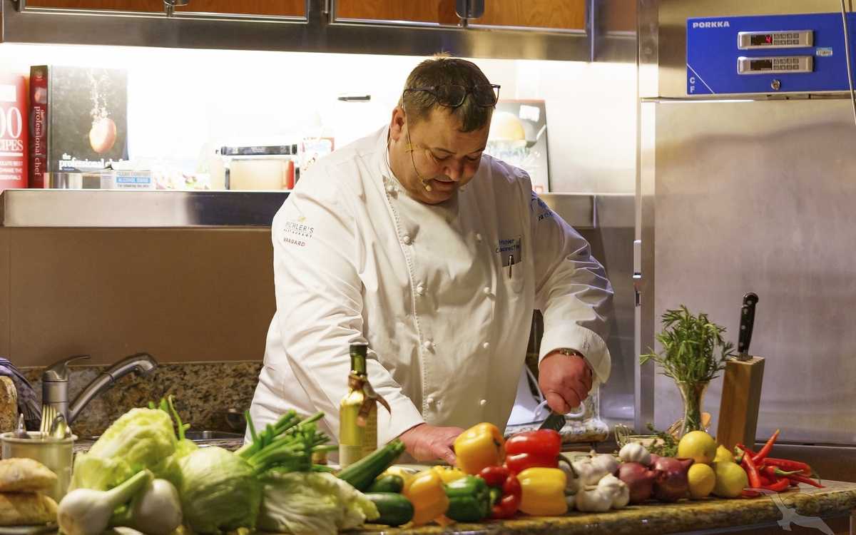 Fritz Pichler im Kochstudio