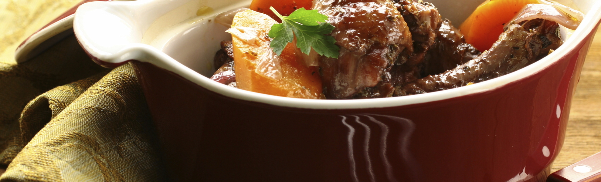 Französisches Coq au Vin