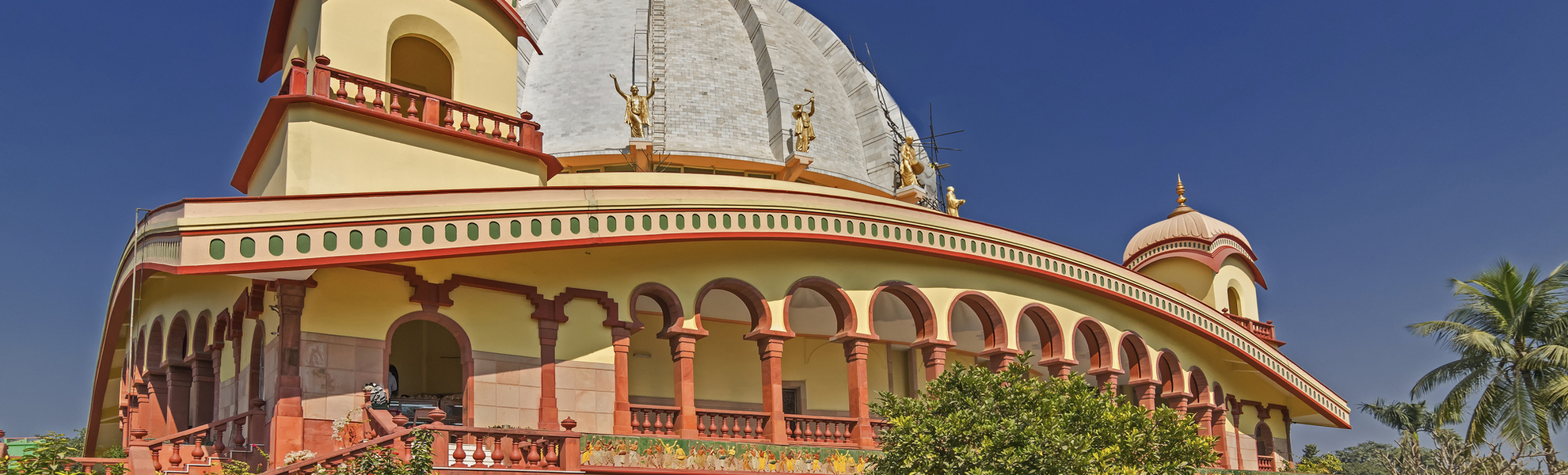 Hare Krishna Tempel in Mayapur, Indien