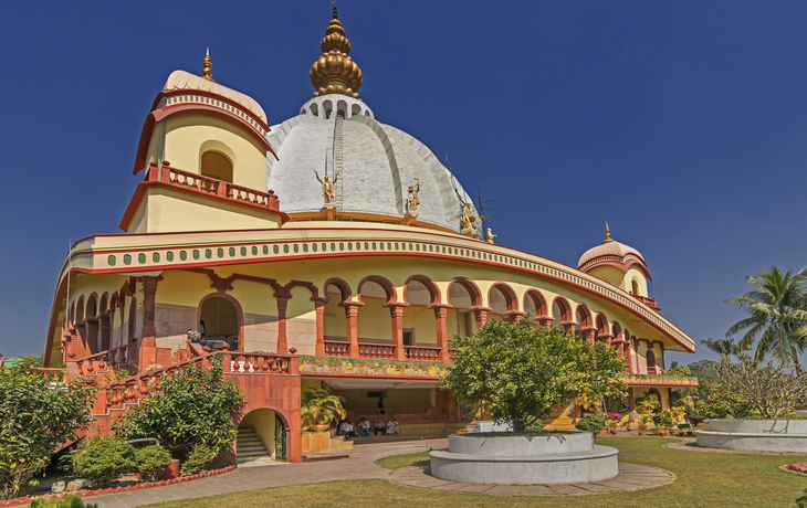 Hare Krishna Tempel in Mayapur, Indien
