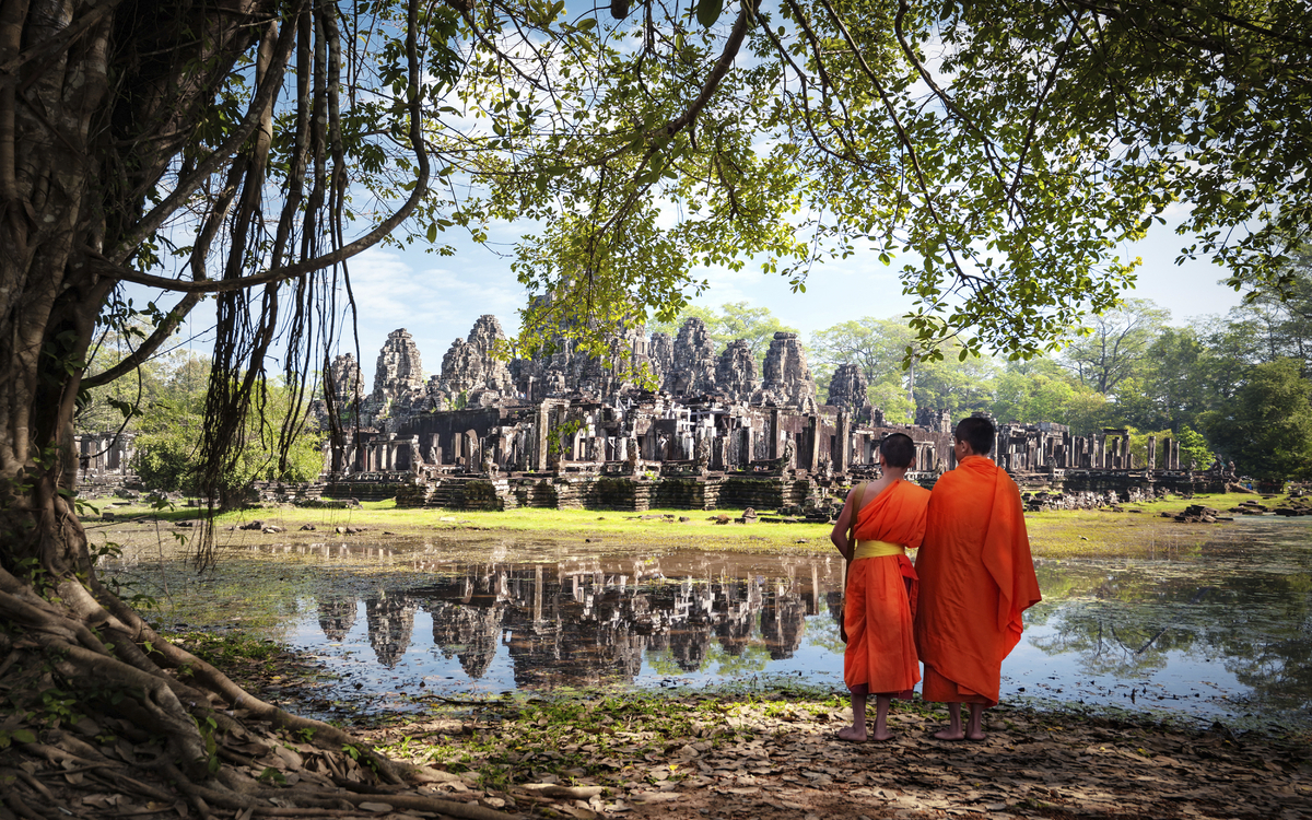 Angkor Wat in Siem Reap, Kambodscha