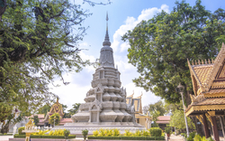 Silberpagode in Phnom Penh, Kambodscha