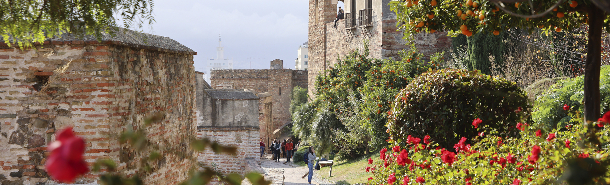 Malaga, Aussicht von der Alcazaba Festung, Spanien