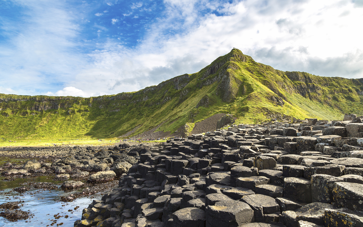 Felsenformation am Giants Causeway, Irland
