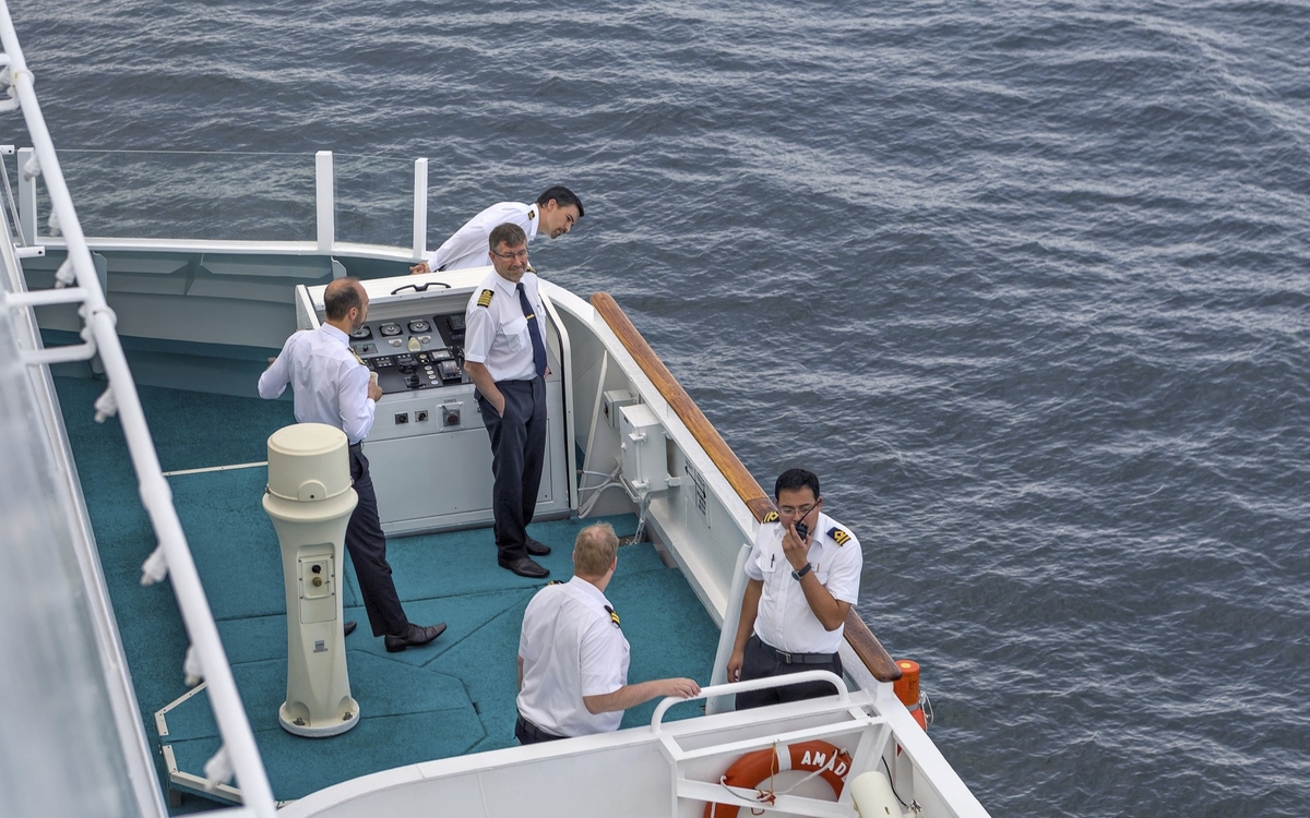 Brücke der MS Amadea