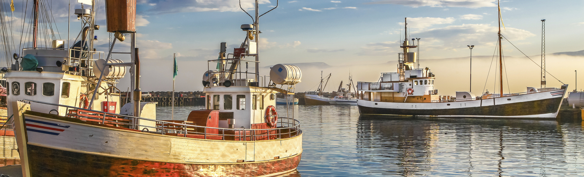 Hafen von Husavik, Island