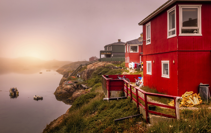 Häuser in Sisimiut, Grönland