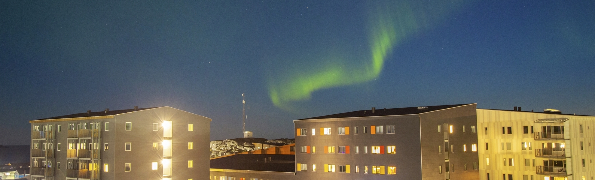 Polarlichter über Nuuk