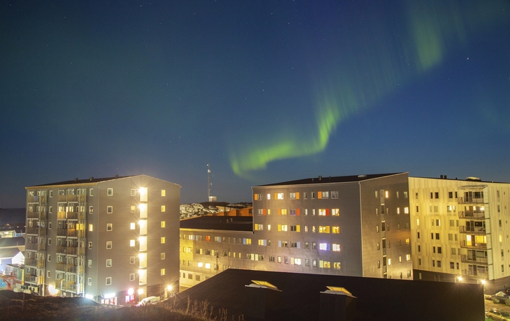 Polarlichter über Nuuk