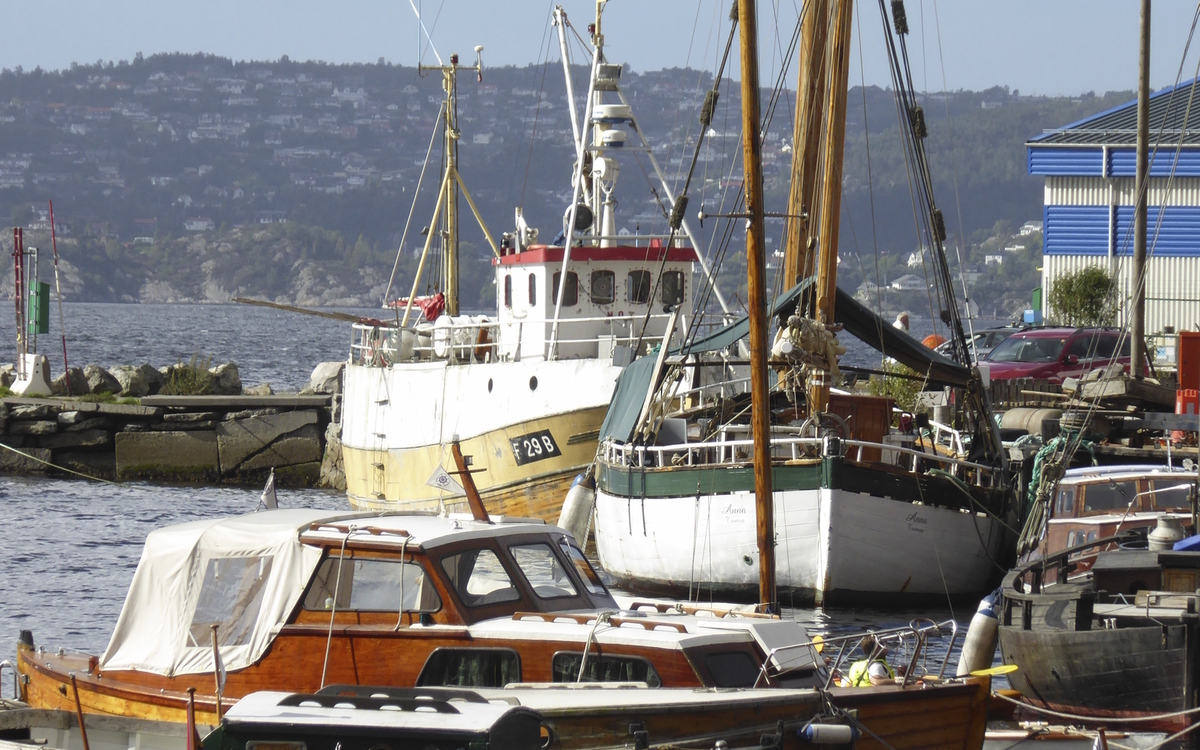 Hafen von Bergen, Norwegen