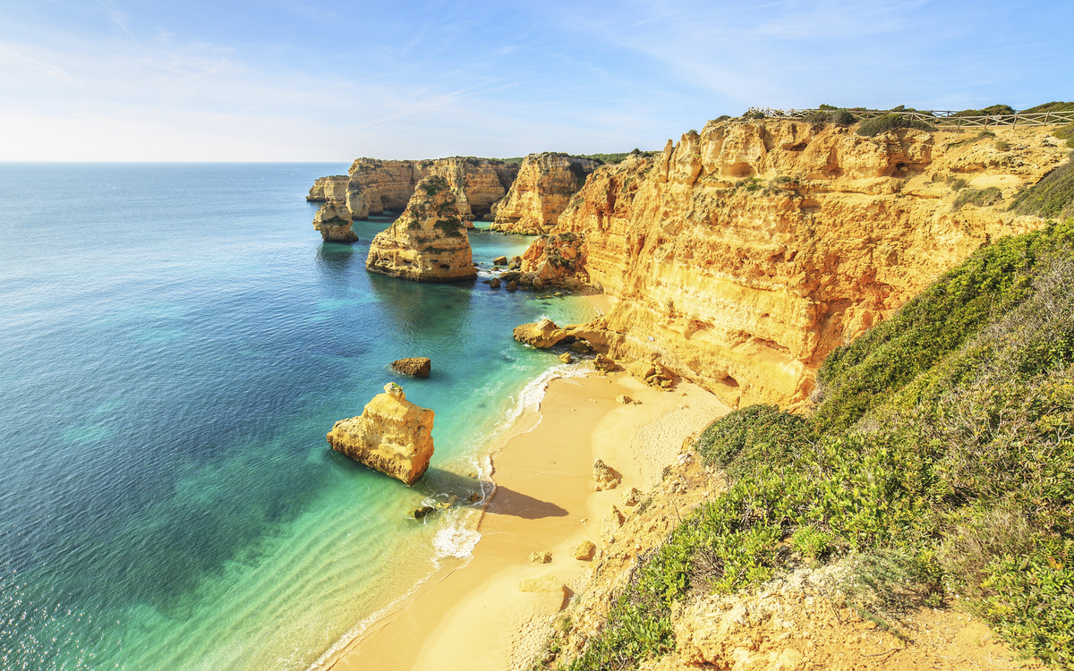 Küste von Portimao, Portugal