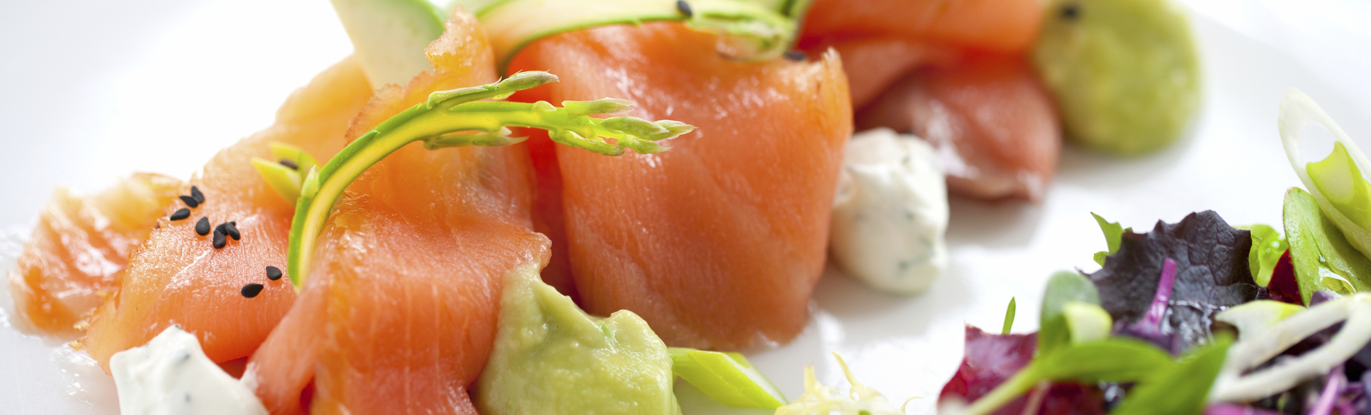 schmackhaft zubereiteter Lachs