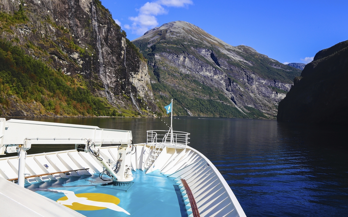 MS Amera im Geirangerfjord