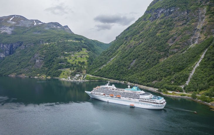 MS Amera im Geirangerfjord