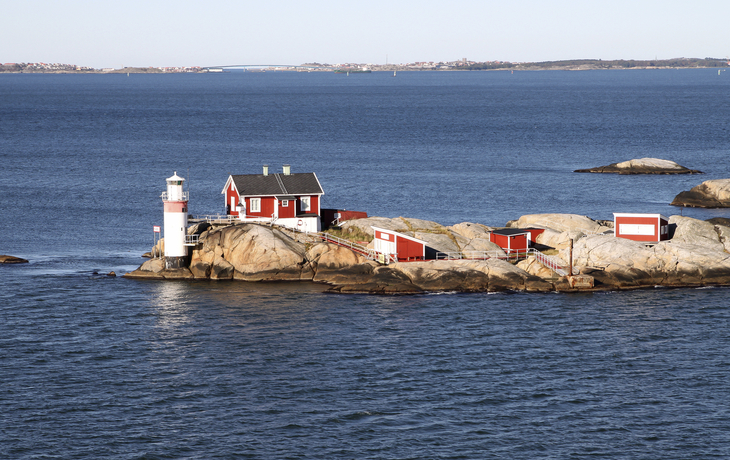 Rocky Island Leuchtturm in Göteborg, Schweden