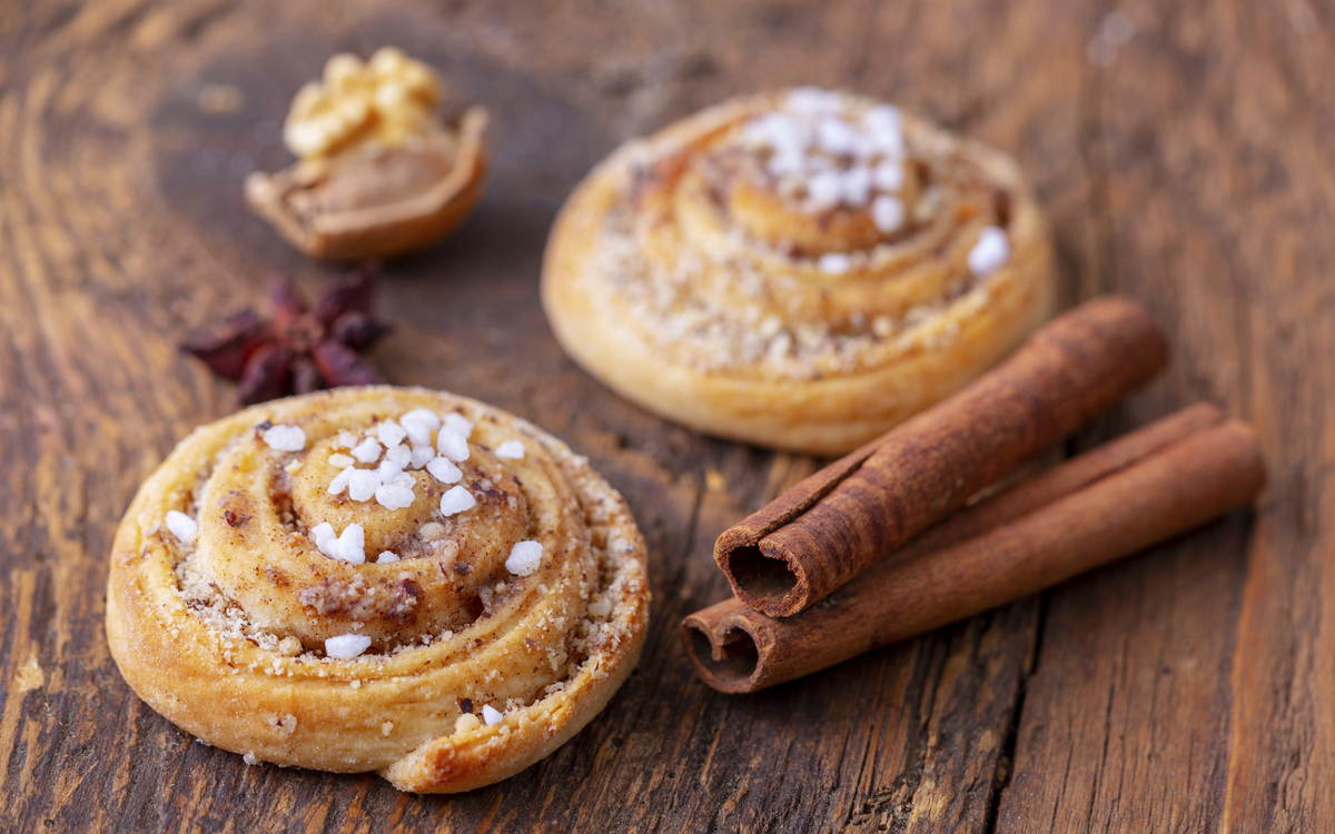 Kanelbullar, die beliebten schwedischen Zimtschnecken