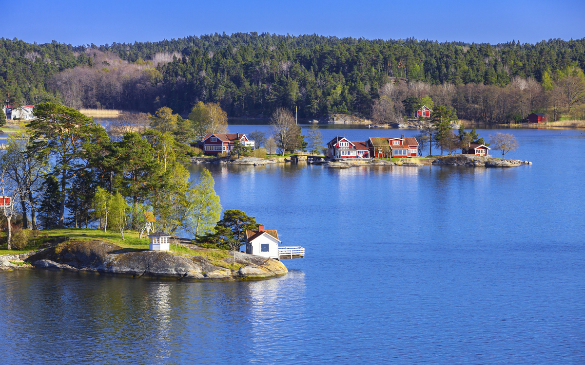 Landschaft von Schaeren, Schweden