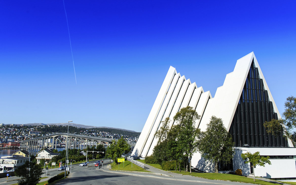 Eismeerkathedrale in Tromsø, Norwegen