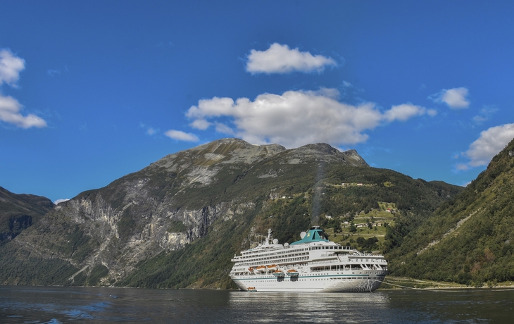 MS Amera im Geirangerfjord