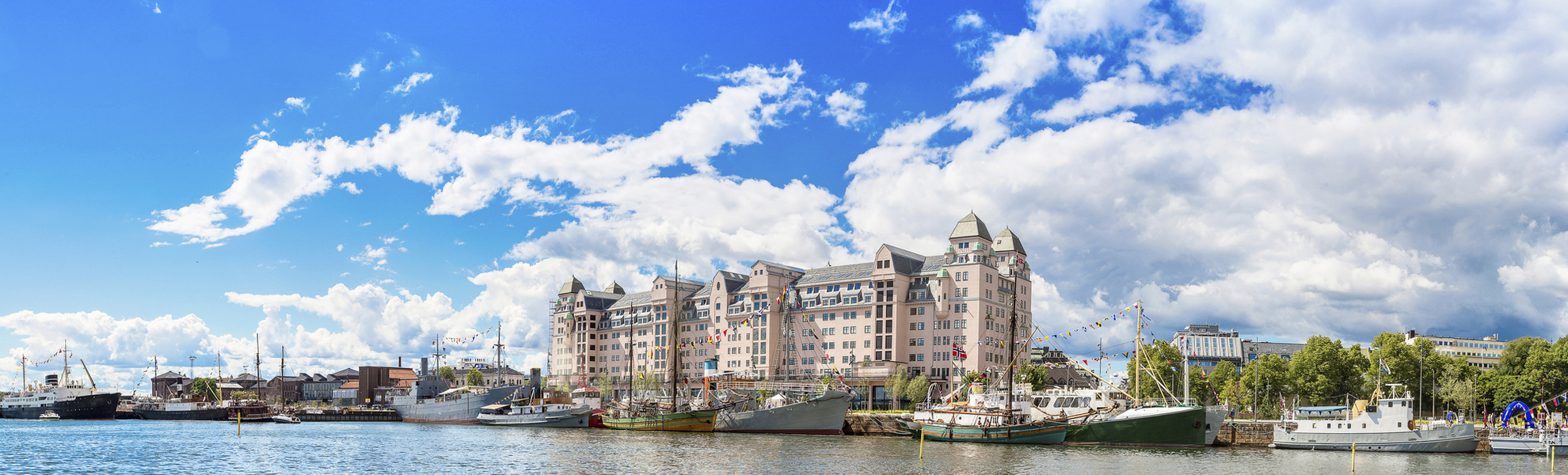 Hafen in Oslo, Norwegen